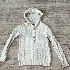 Old Navy Women's V-Neck Cable Knit Sweater - Cream